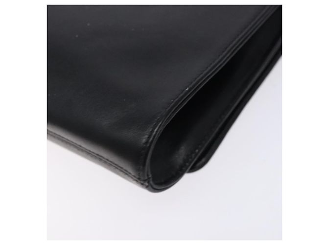 Bolsa de Ombro GIVENCHY em Couro Preto e Ouro Auth bs28141 Dourado - vista 12