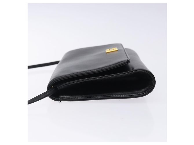 Bolsa de Ombro GIVENCHY em Couro Preto e Ouro Auth bs28141 Dourado - vista 5