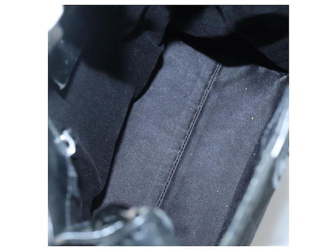 Borsa a Spalla GG Canvas Gucci Nera Argento 110292 Auth ki5866 Nero - vista 15