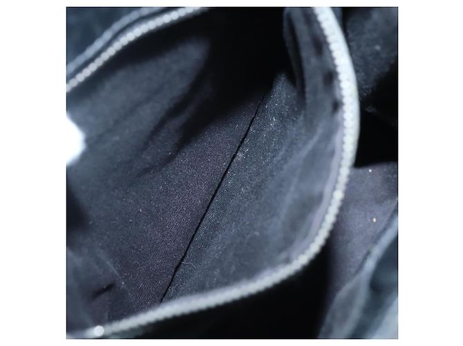 Borsa a Spalla GG Canvas Gucci Nera Argento 110292 Auth ki5866 Nero - vista 18