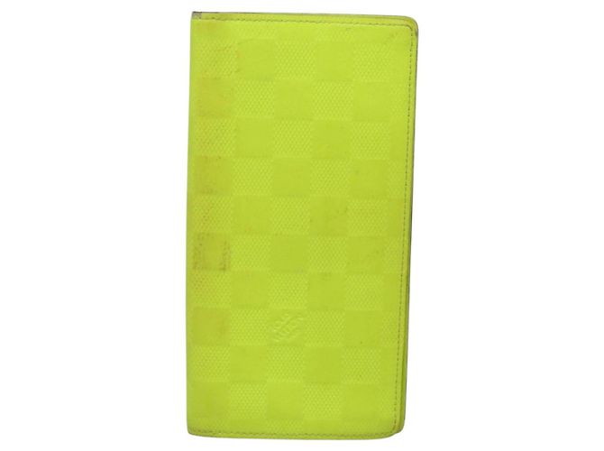 LOUIS VUITTON Cartera Brazza Damier Infini Verde N62230 Auth BA4000 - vista 13