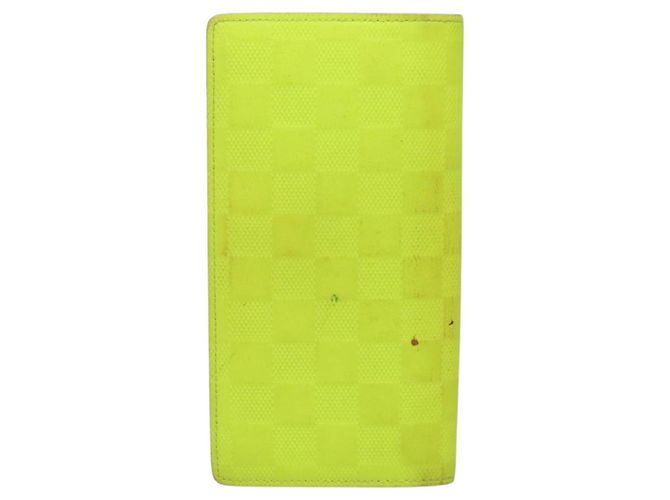 LOUIS VUITTON Cartera Brazza Damier Infini Verde N62230 Auth BA4000 - vista 2