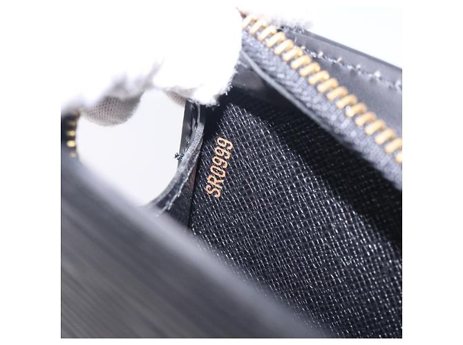 LOUIS VUITTON Epi Pochette Uomo Borsa Clutch Nera M52522 LV Auth ki5816 Nero - vista 12
