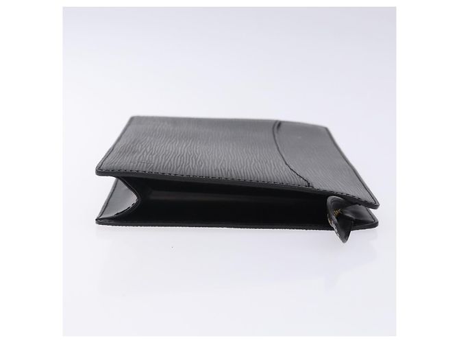 LOUIS VUITTON Epi Pochette Uomo Borsa Clutch Nera M52522 LV Auth ki5816 Nero - vista 3