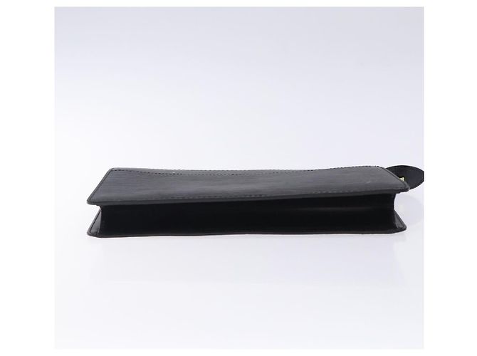 LOUIS VUITTON Epi Pochette Uomo Borsa Clutch Nera M52522 LV Auth ki5816 Nero - vista 6