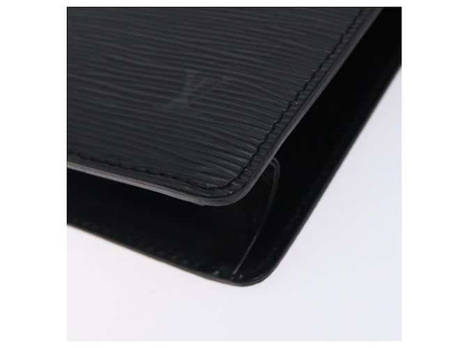 LOUIS VUITTON Epi Pochette Uomo Borsa Clutch Nera M52522 LV Auth ki5816 Nero - vista 7