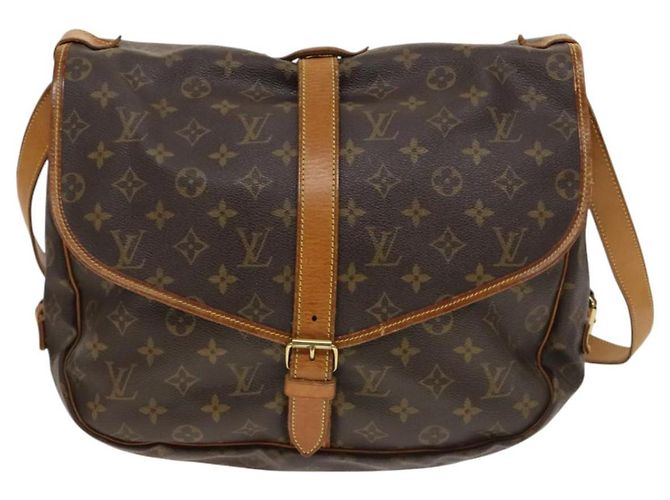 LOUIS VUITTON Borsa a Spalla Monogram Saumur 35 M42254 LV Auth ep9649 Monogramma - vista 13