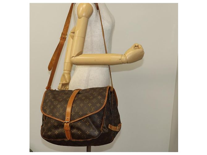 LOUIS VUITTON Borsa a Spalla Monogram Saumur 35 M42254 LV Auth ep9649 Monogramma - vista 27