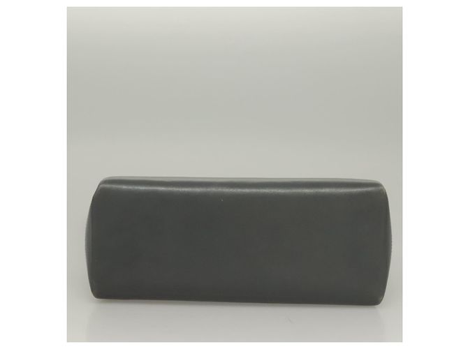 Gucci Borsa a mano in pelle grigia argento Auth mr1461 Marrone - vista 9