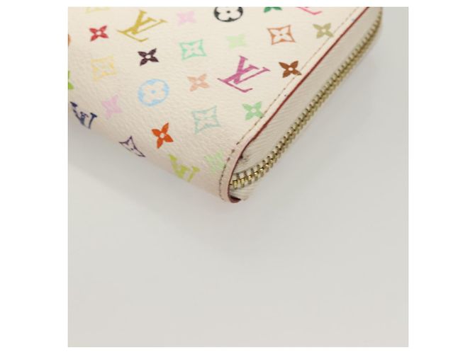 LOUIS VUITTON Monogram Multicolor Zippy Wallet White M60241 LV Auth ki5819 - view 15