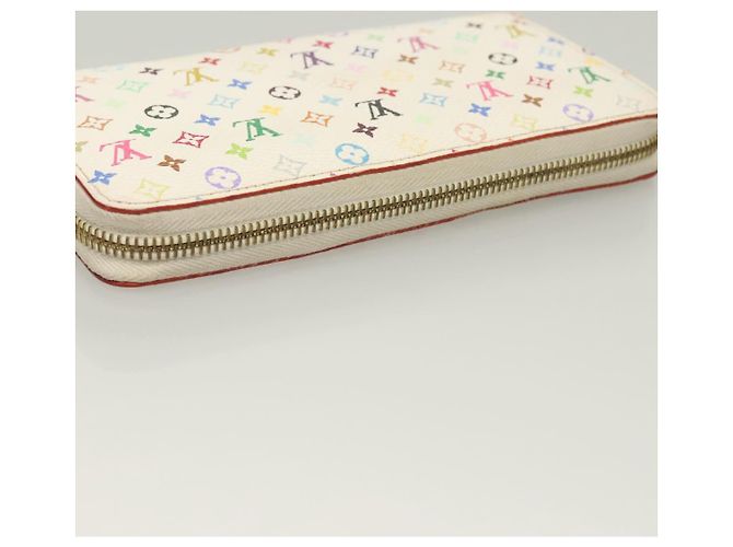 LOUIS VUITTON Monogram Multicolor Zippy Wallet White M60241 LV Auth ki5819 - view 5