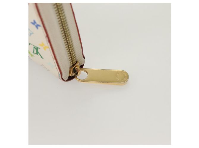 LOUIS VUITTON Monogram Multicolor Zippy Wallet White M60241 LV Auth ki5819 - view 7
