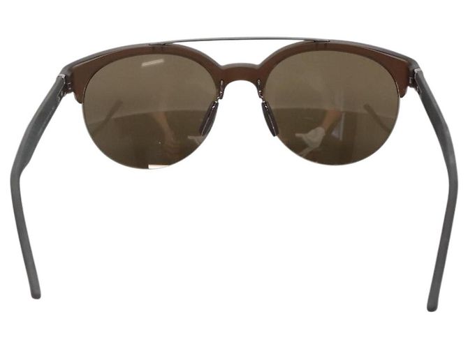 Gafas de sol GUCCI Plástico Marrón Oscuro Auth BA4175 - vista 3