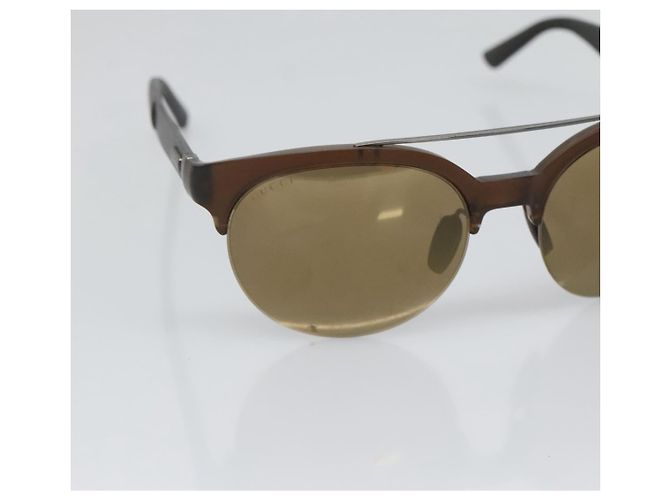 Gafas de sol GUCCI Plástico Marrón Oscuro Auth BA4175 - vista 6