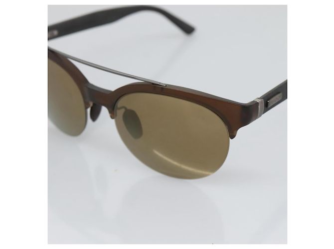 Gafas de sol GUCCI Plástico Marrón Oscuro Auth BA4175 - vista 7