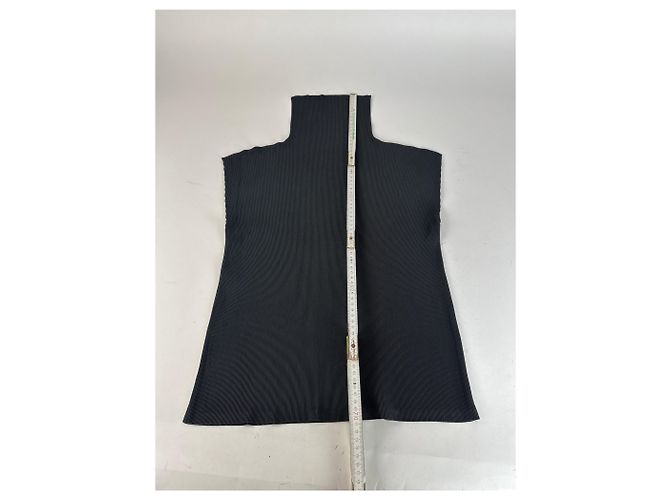 Vintage Pleats Please Plissee top Anthracite M Dark grey - view 12