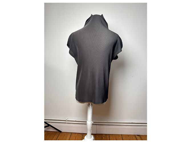 Vintage Pleats Please Plissee top Anthracite M Dark grey - view 15
