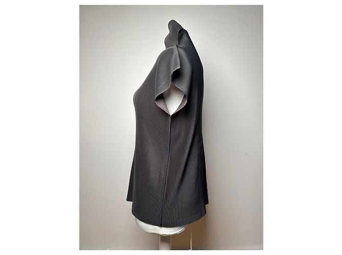 Vintage Pleats Please Plissee top Anthracite M Dark grey - view 2