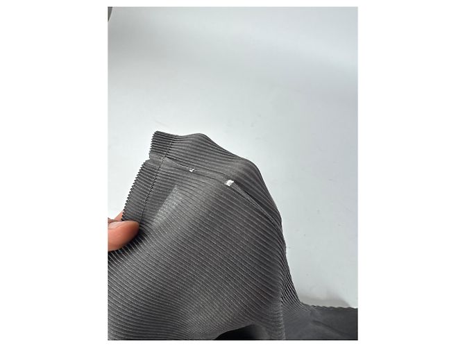 Vintage Pleats Please Plissee top Anthracite M Dark grey - view 5