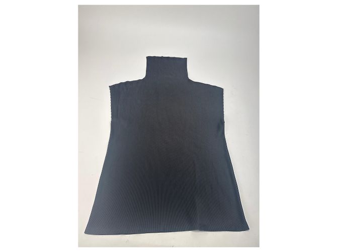 Vintage Pleats Please Plissee top Anthracite M Dark grey - view 6