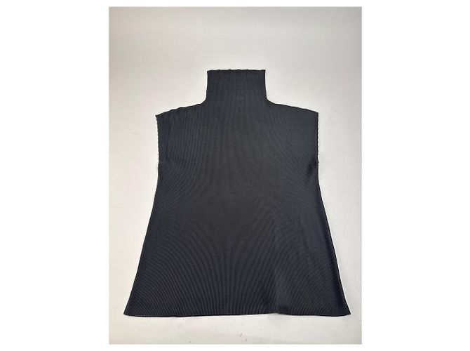 Vintage Pleats Please Plissee top Anthracite M Dark grey - view 9