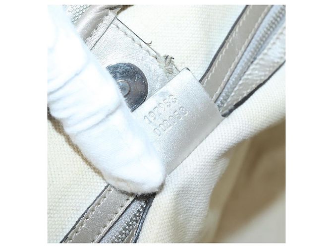 GUCCI GG Implementierung Tote Bag Silber 197953 Auth 134533 - Ansicht 19