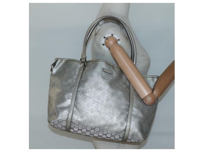 GUCCI GG Implementierung Tote Bag Silber 197953 Auth 134533 - Ansicht 20