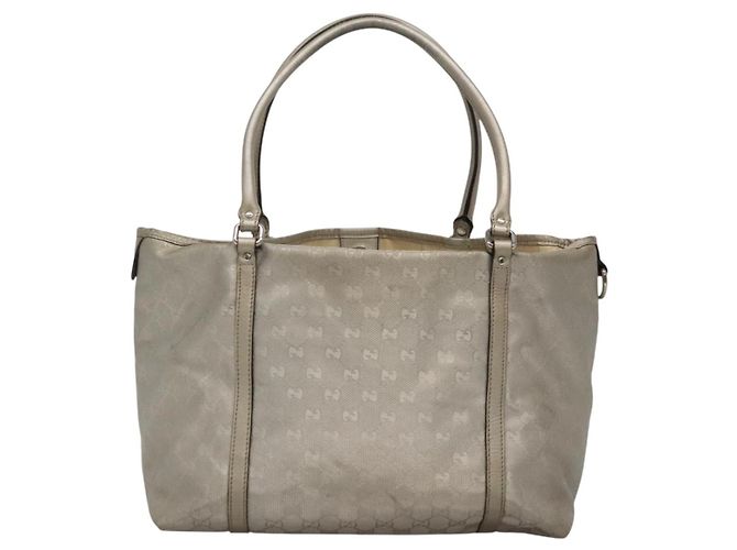 GUCCI GG Implementierung Tote Bag Silber 197953 Auth 134533 - Ansicht 3