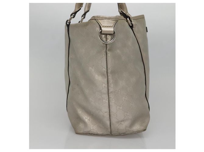 GUCCI GG Implementierung Tote Bag Silber 197953 Auth 134533 - Ansicht 4