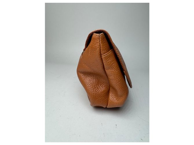 Clutch in pelle vintage Givenchy marrone Arancione - vista 10