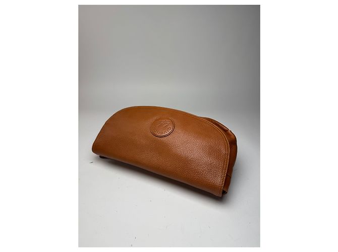 Clutch in pelle vintage Givenchy marrone Arancione - vista 11