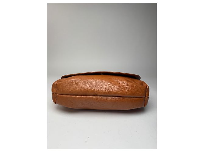 Clutch in pelle vintage Givenchy marrone Arancione - vista 12