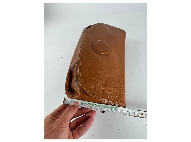 Clutch in pelle vintage Givenchy marrone Arancione - vista 14