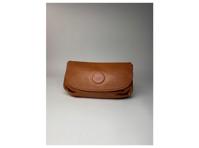 Clutch in pelle vintage Givenchy marrone Arancione - vista 6