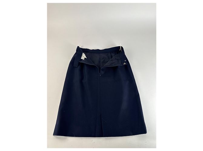 Vintage Courreges Paris Twin Set Marine M Marineblau - Ansicht 12