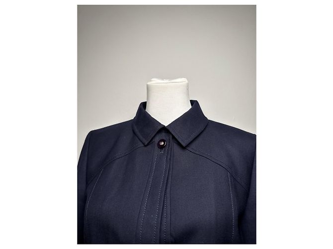Vintage Courreges Paris Twin Set Marine M Marineblau - Ansicht 14