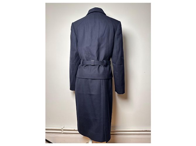 Vintage Courreges Paris Twin Set Marine M Marineblau - Ansicht 15
