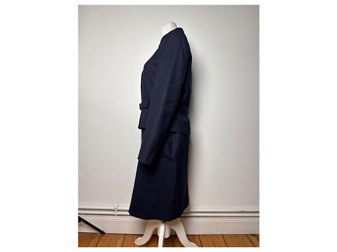 Vintage Courreges Paris Twin Set Marine M Marineblau - Ansicht 2