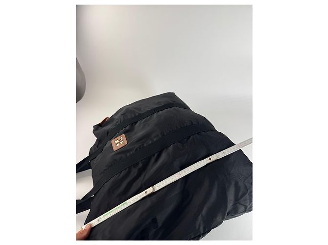 Borsa da viaggio vintage Courreges nera Nero - vista 11