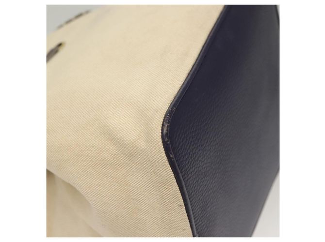 Borsa Tote Burberry in tela e pelle beige viola Auth bs28324 Porpora - vista 10