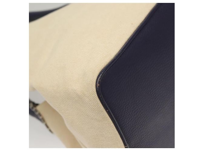 Borsa Tote Burberry in tela e pelle beige viola Auth bs28324 Porpora - vista 12