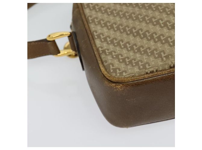 GUCCI Shoulder Bag Canvas Beige Gold 007 115 0162 Auth BA4154 Golden - view 10