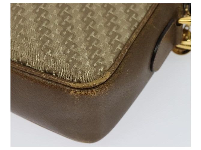 GUCCI Shoulder Bag Canvas Beige Gold 007 115 0162 Auth BA4154 Golden - view 13