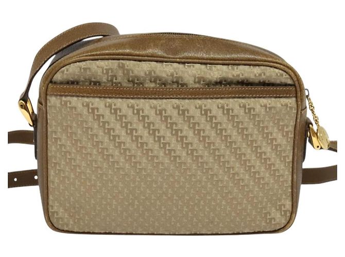 GUCCI Shoulder Bag Canvas Beige Gold 007 115 0162 Auth BA4154 Golden - view 3