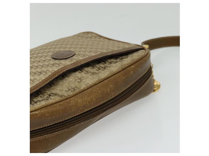 GUCCI Shoulder Bag Canvas Beige Gold 007 115 0162 Auth BA4154 Golden - view 6