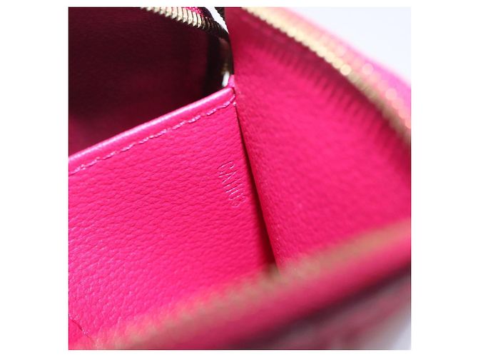 LOUIS VUITTON Pochette Cosmetica Monogram Vernis Rosa Indiano M90009 Auth 134589 - vista 12