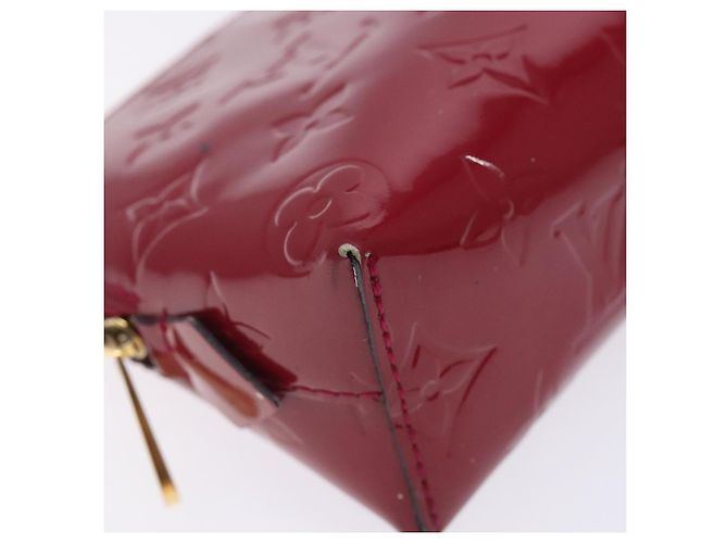 LOUIS VUITTON Pochette Cosmetica Monogram Vernis Rosa Indiano M90009 Auth 134589 - vista 14
