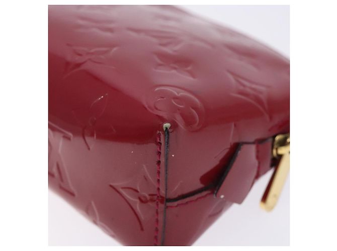 LOUIS VUITTON Pochette Cosmetica Monogram Vernis Rosa Indiano M90009 Auth 134589 - vista 15