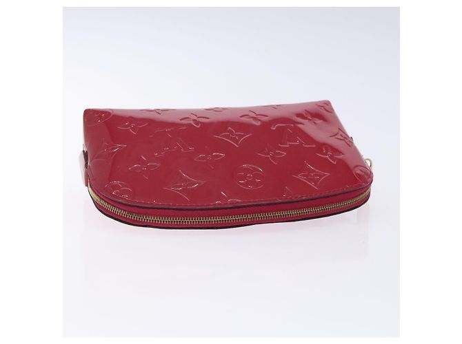 LOUIS VUITTON Pochette Cosmetica Monogram Vernis Rosa Indiano M90009 Auth 134589 - vista 5