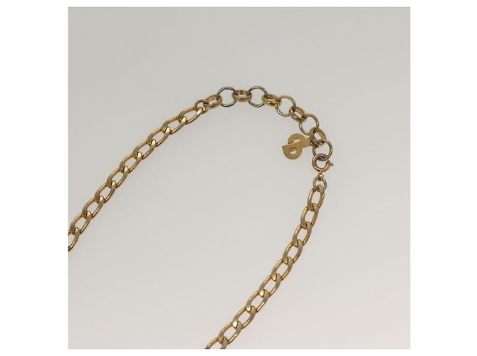 Collana Anello Christian Dior Set di 2 Metallo Tono Argento e Oro Auth yk18632 - vista 12